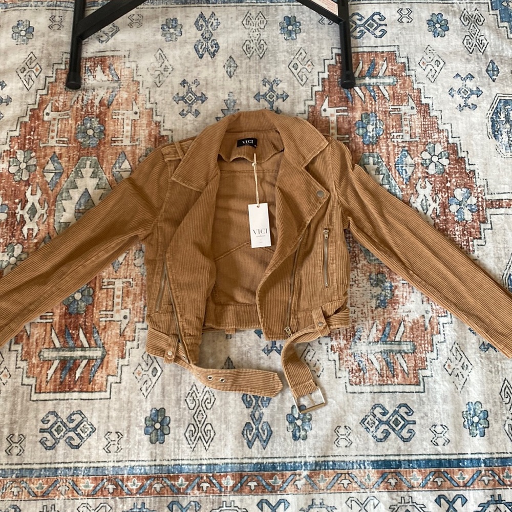 Vici Clothing Corduroy Cropped Jacket